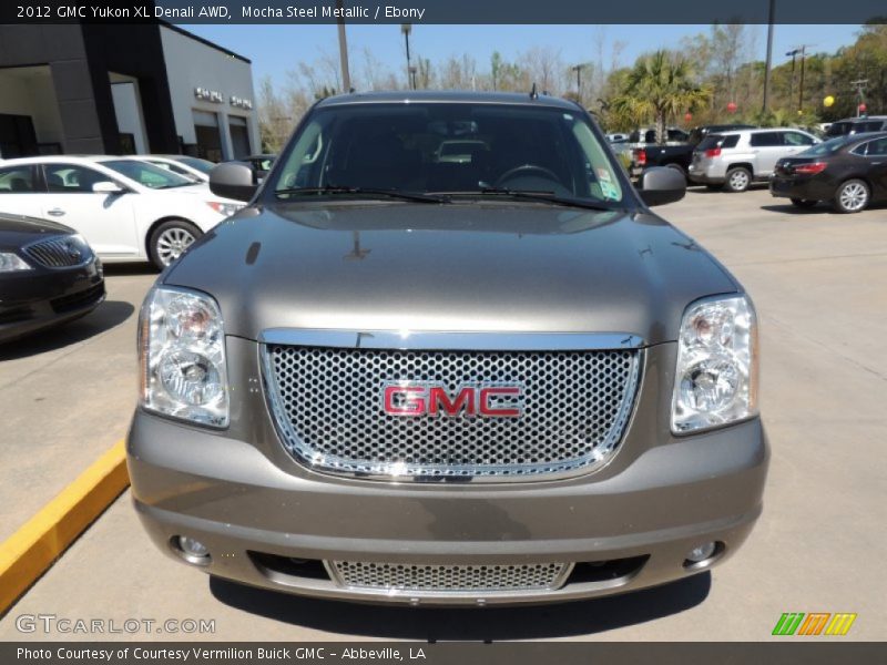 Mocha Steel Metallic / Ebony 2012 GMC Yukon XL Denali AWD