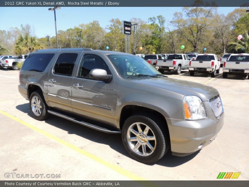Mocha Steel Metallic / Ebony 2012 GMC Yukon XL Denali AWD
