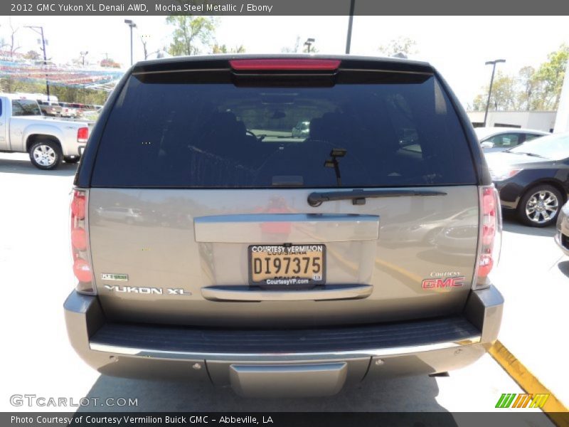 Mocha Steel Metallic / Ebony 2012 GMC Yukon XL Denali AWD
