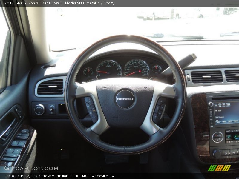 Mocha Steel Metallic / Ebony 2012 GMC Yukon XL Denali AWD