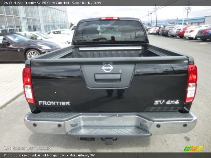 Super Black / Steel 2013 Nissan Frontier SV V6 Crew Cab 4x4