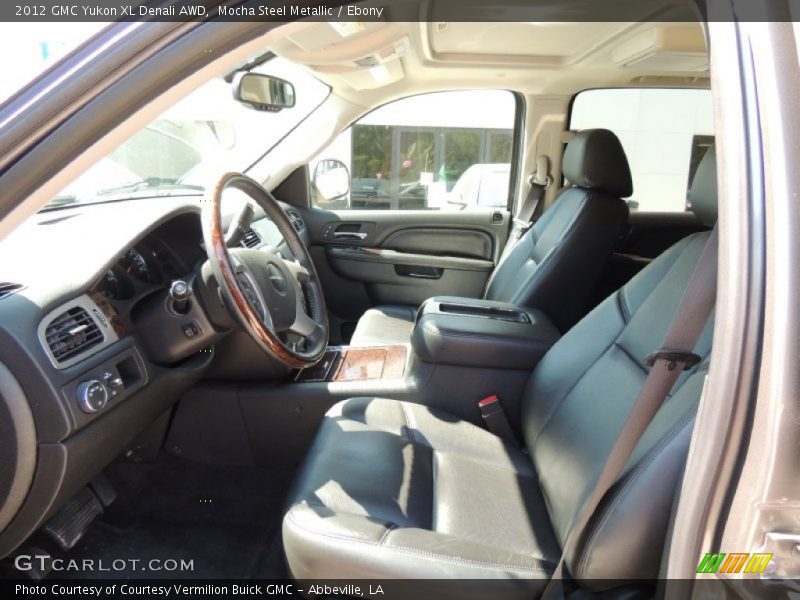 Mocha Steel Metallic / Ebony 2012 GMC Yukon XL Denali AWD
