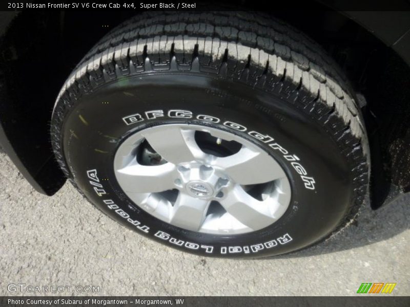 Super Black / Steel 2013 Nissan Frontier SV V6 Crew Cab 4x4