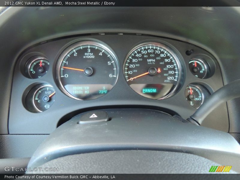Mocha Steel Metallic / Ebony 2012 GMC Yukon XL Denali AWD