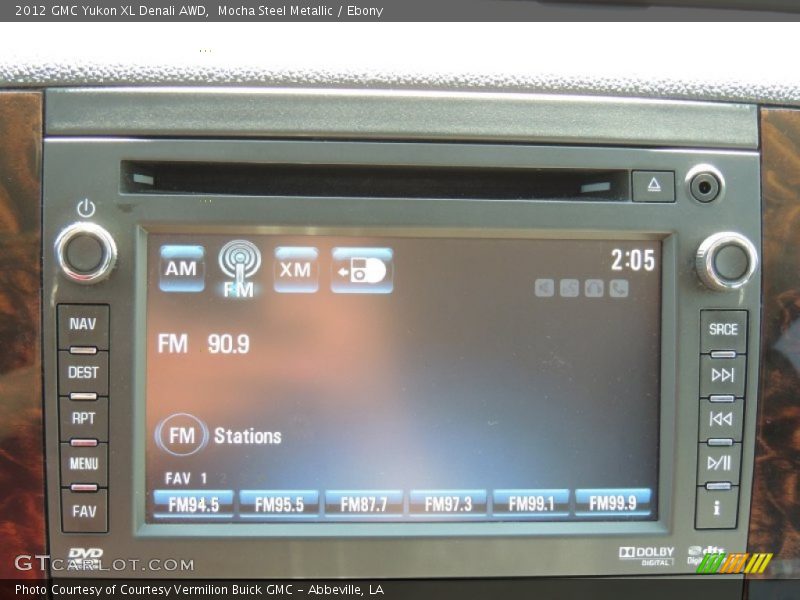 Mocha Steel Metallic / Ebony 2012 GMC Yukon XL Denali AWD