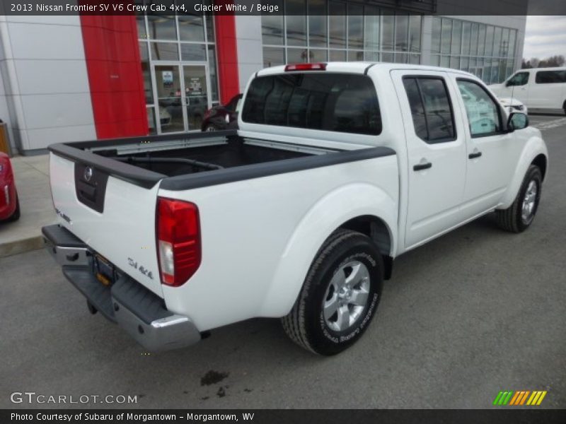  2013 Frontier SV V6 Crew Cab 4x4 Glacier White