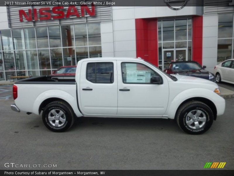  2013 Frontier SV V6 Crew Cab 4x4 Glacier White