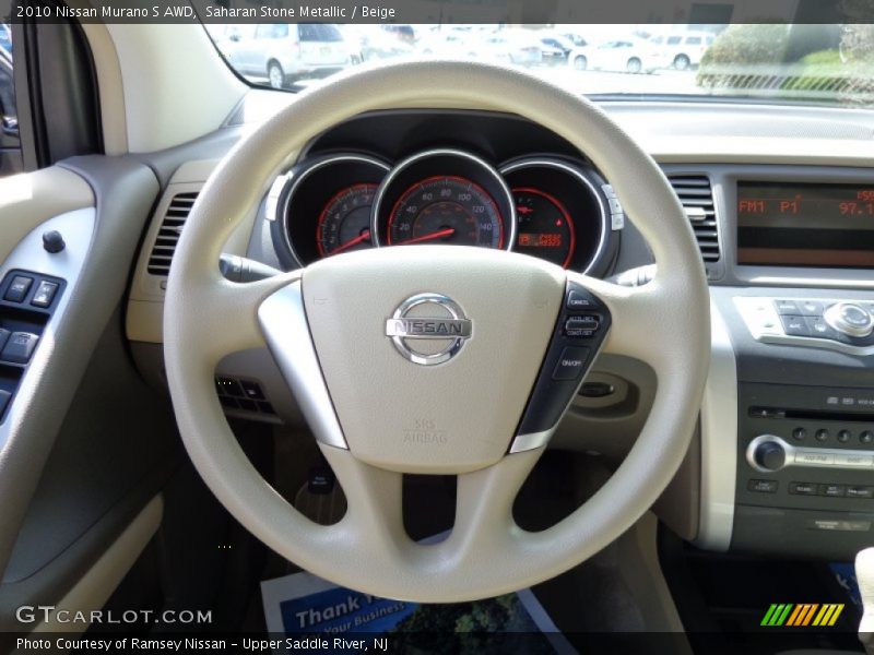 Saharan Stone Metallic / Beige 2010 Nissan Murano S AWD