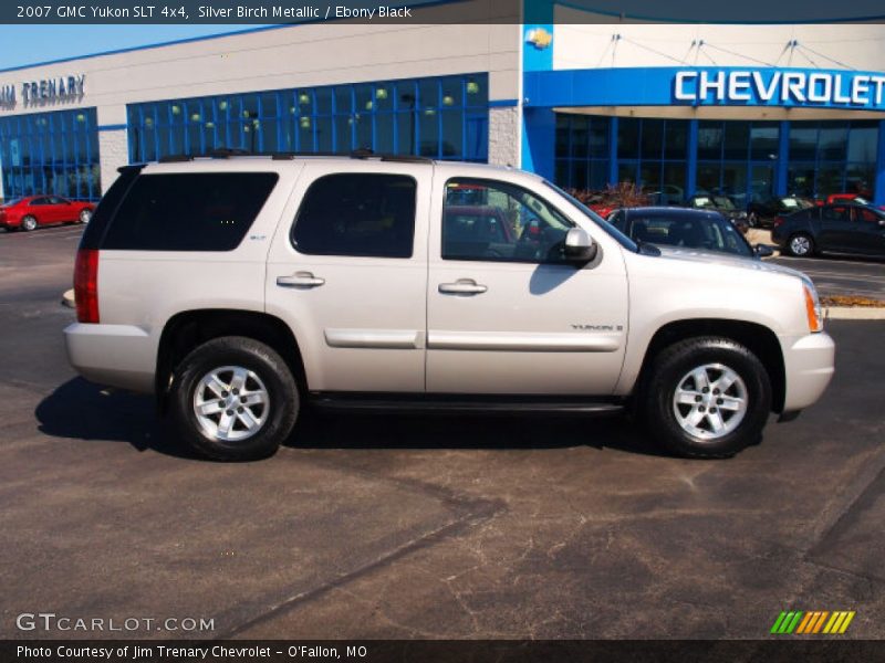 Silver Birch Metallic / Ebony Black 2007 GMC Yukon SLT 4x4