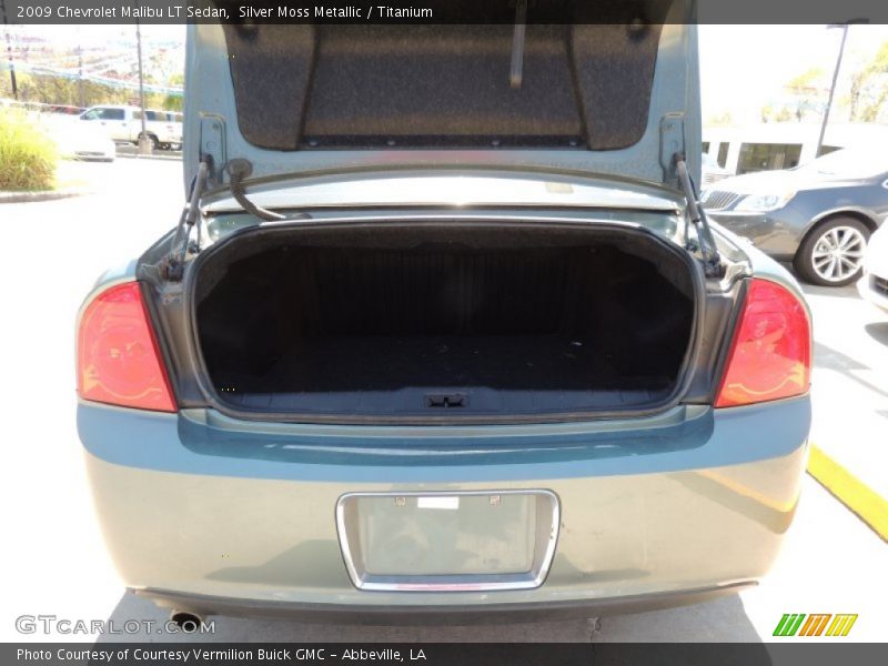 Silver Moss Metallic / Titanium 2009 Chevrolet Malibu LT Sedan