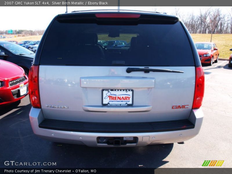 Silver Birch Metallic / Ebony Black 2007 GMC Yukon SLT 4x4