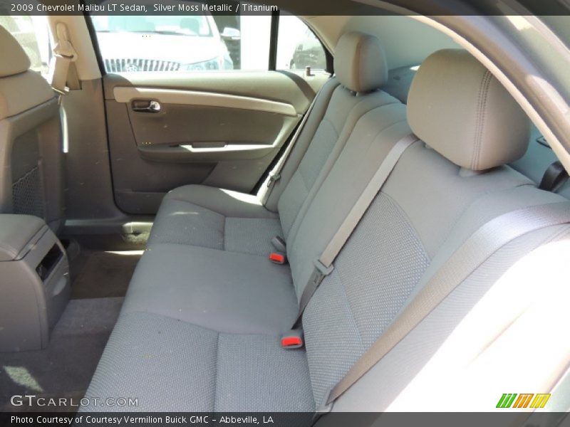 Silver Moss Metallic / Titanium 2009 Chevrolet Malibu LT Sedan