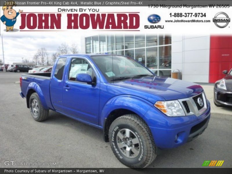 Metallic Blue / Graphite/Steel Pro-4X 2013 Nissan Frontier Pro-4X King Cab 4x4