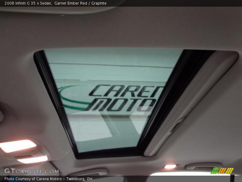 Garnet Ember Red / Graphite 2008 Infiniti G 35 x Sedan