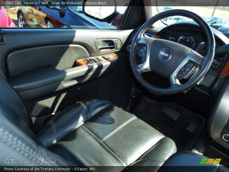 Silver Birch Metallic / Ebony Black 2007 GMC Yukon SLT 4x4