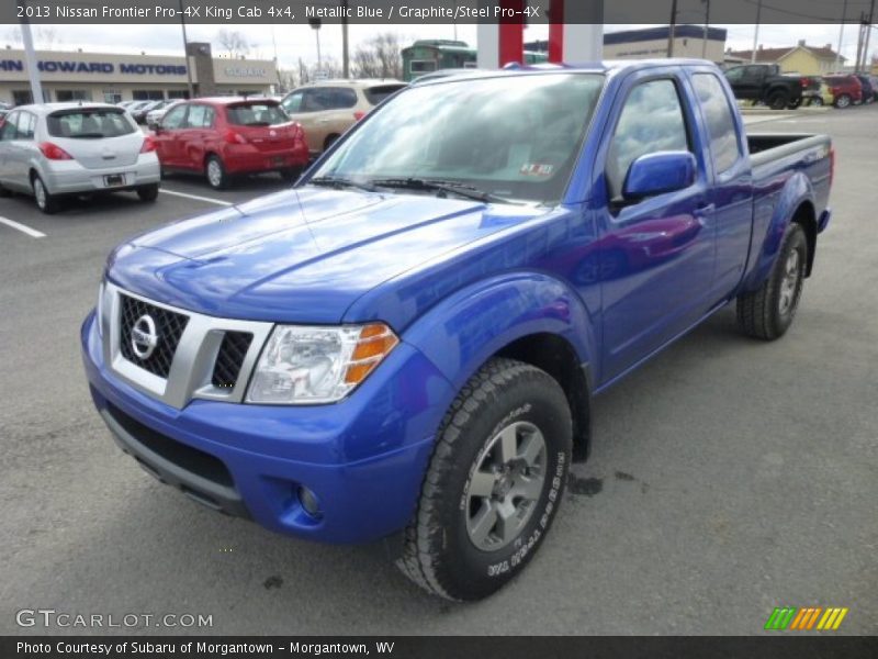 Front 3/4 View of 2013 Frontier Pro-4X King Cab 4x4