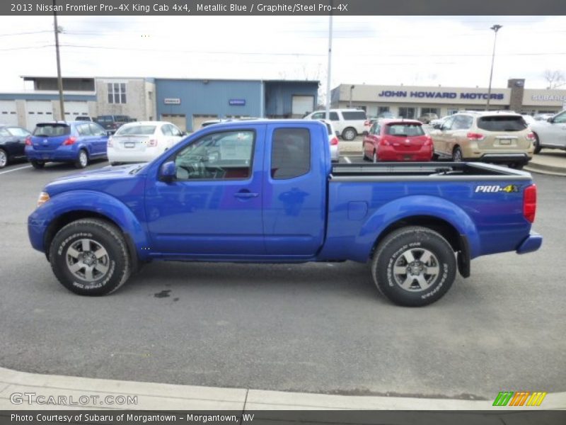 Metallic Blue / Graphite/Steel Pro-4X 2013 Nissan Frontier Pro-4X King Cab 4x4