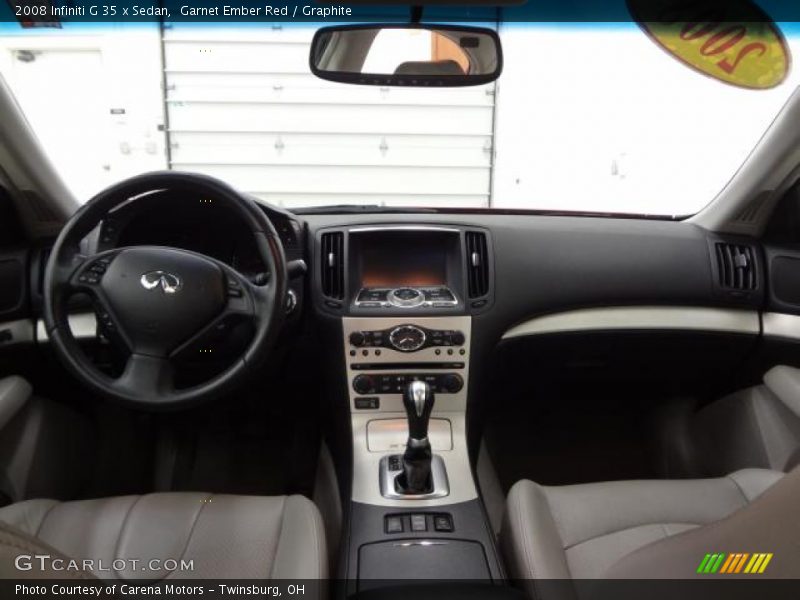 Garnet Ember Red / Graphite 2008 Infiniti G 35 x Sedan