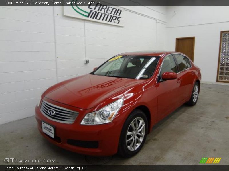 Garnet Ember Red / Graphite 2008 Infiniti G 35 x Sedan