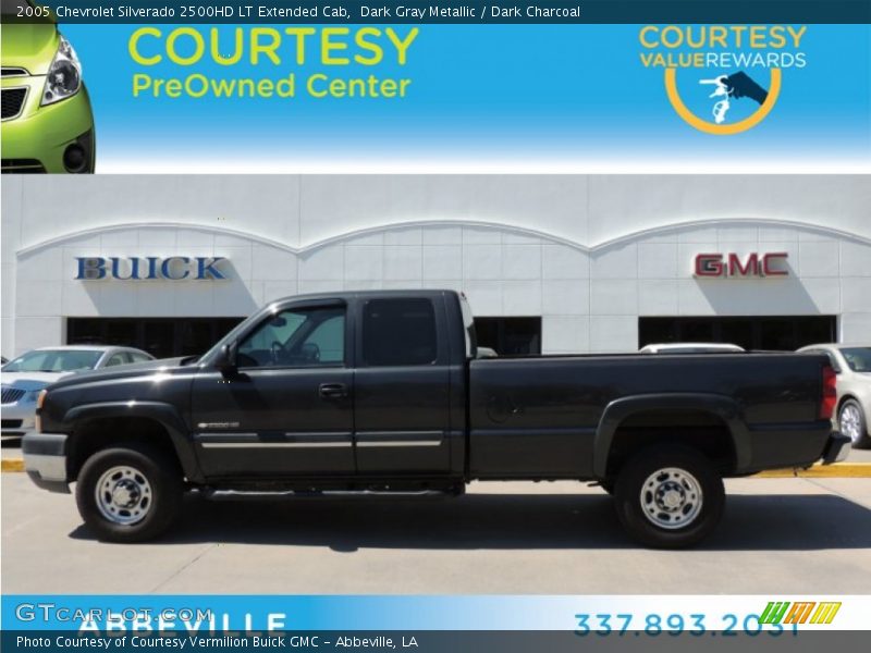 Dark Gray Metallic / Dark Charcoal 2005 Chevrolet Silverado 2500HD LT Extended Cab