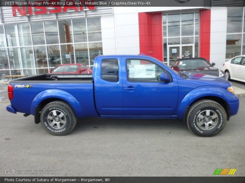  2013 Frontier Pro-4X King Cab 4x4 Metallic Blue