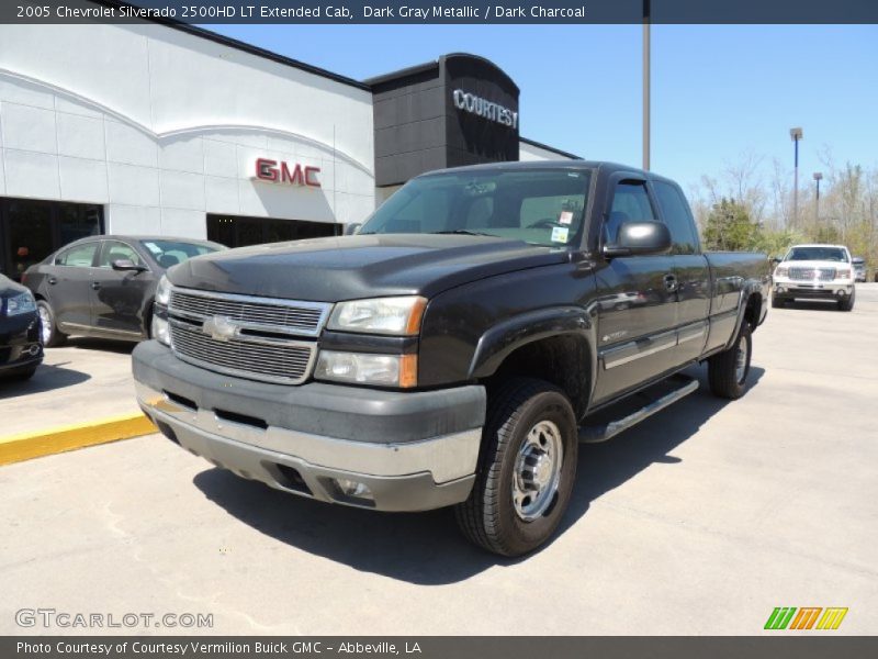 Dark Gray Metallic / Dark Charcoal 2005 Chevrolet Silverado 2500HD LT Extended Cab
