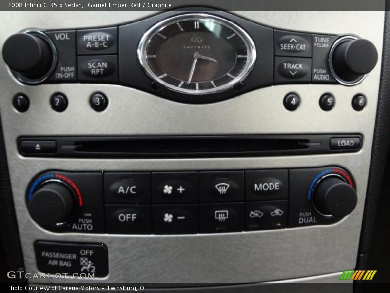 Garnet Ember Red / Graphite 2008 Infiniti G 35 x Sedan