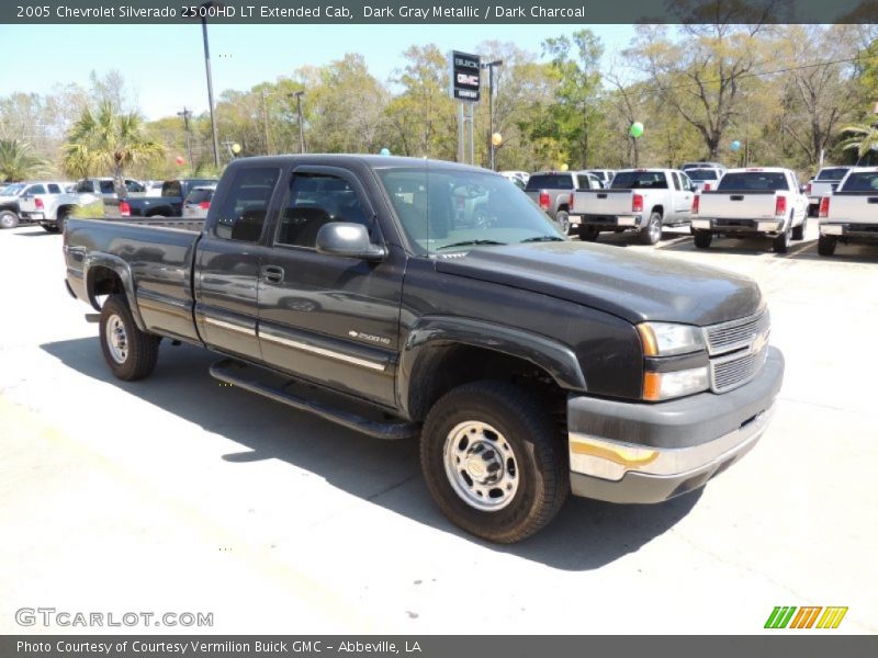 Dark Gray Metallic / Dark Charcoal 2005 Chevrolet Silverado 2500HD LT Extended Cab