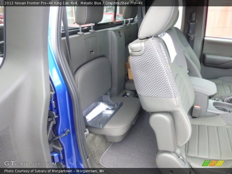 Rear Seat of 2013 Frontier Pro-4X King Cab 4x4
