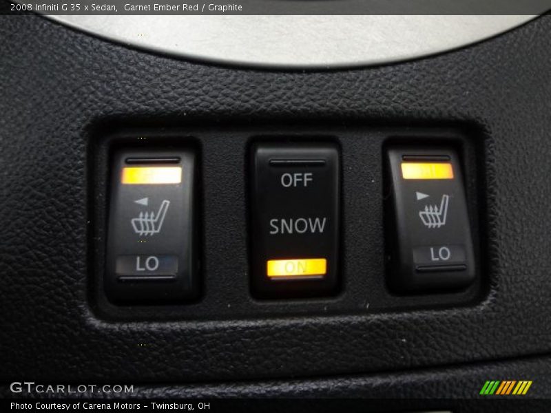 Garnet Ember Red / Graphite 2008 Infiniti G 35 x Sedan