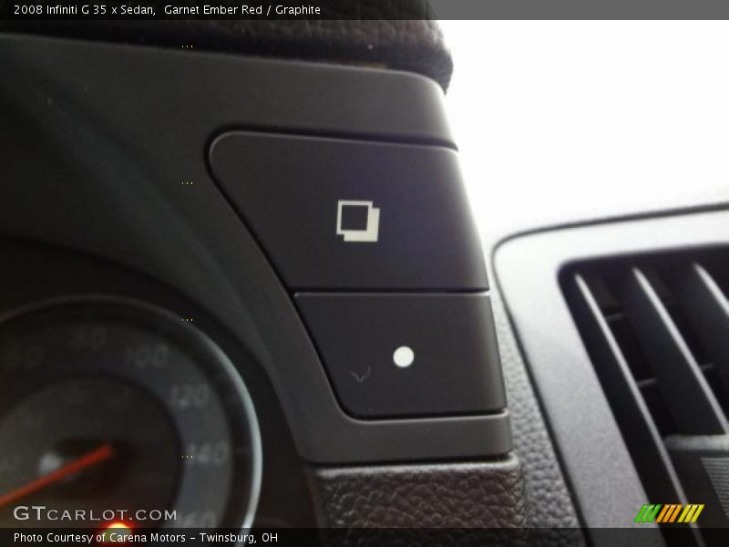 Garnet Ember Red / Graphite 2008 Infiniti G 35 x Sedan