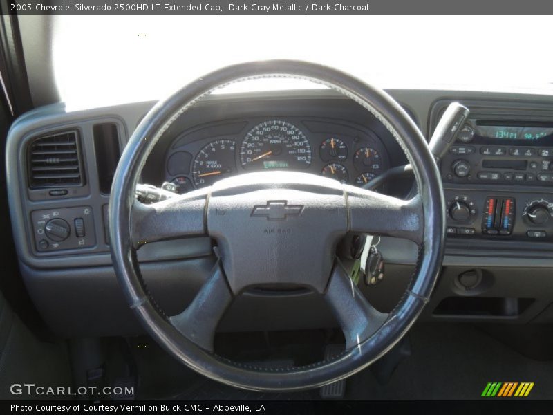 Dark Gray Metallic / Dark Charcoal 2005 Chevrolet Silverado 2500HD LT Extended Cab