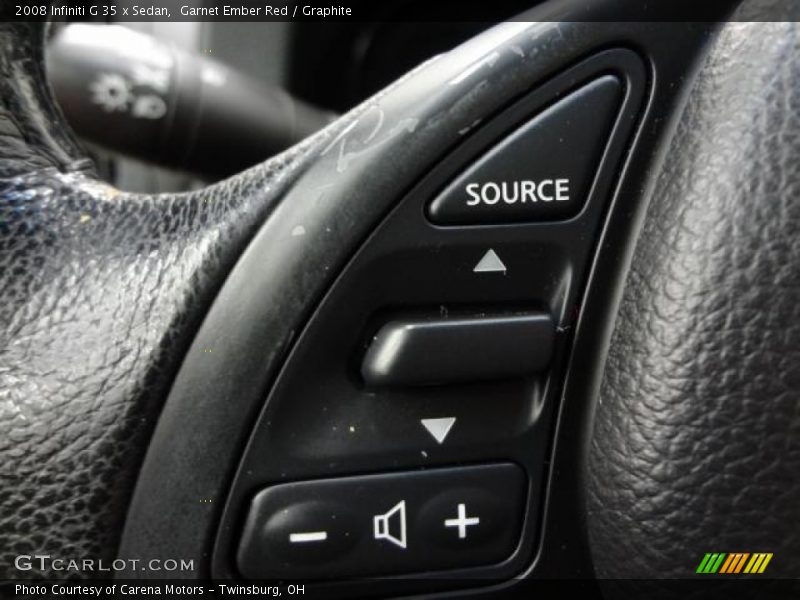 Garnet Ember Red / Graphite 2008 Infiniti G 35 x Sedan