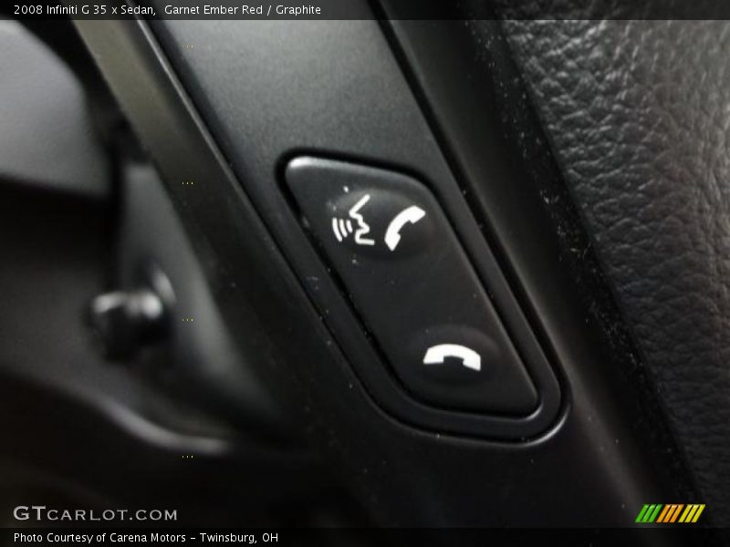 Garnet Ember Red / Graphite 2008 Infiniti G 35 x Sedan