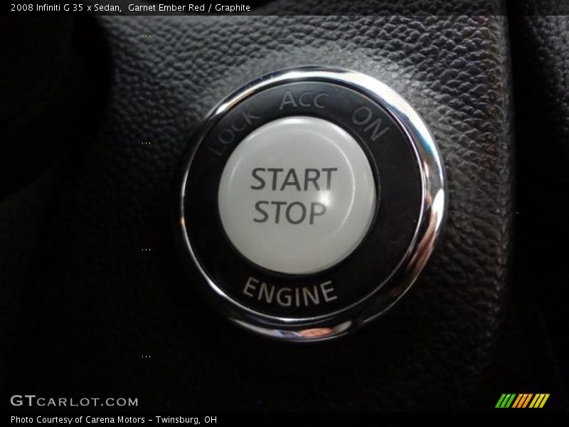 Garnet Ember Red / Graphite 2008 Infiniti G 35 x Sedan