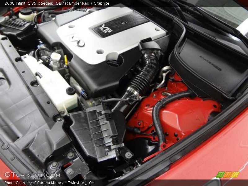 Garnet Ember Red / Graphite 2008 Infiniti G 35 x Sedan