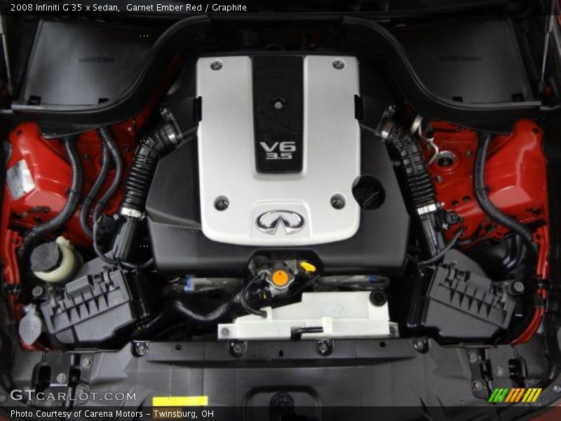 Garnet Ember Red / Graphite 2008 Infiniti G 35 x Sedan