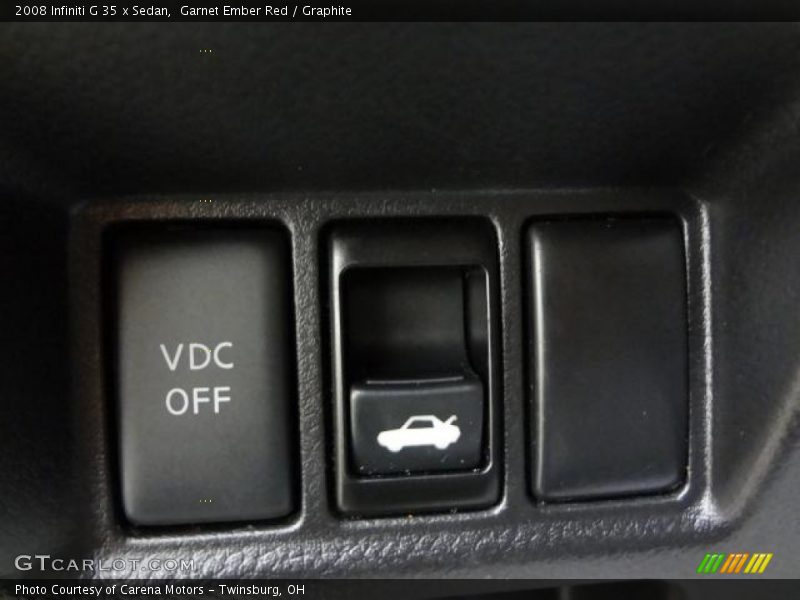 Garnet Ember Red / Graphite 2008 Infiniti G 35 x Sedan