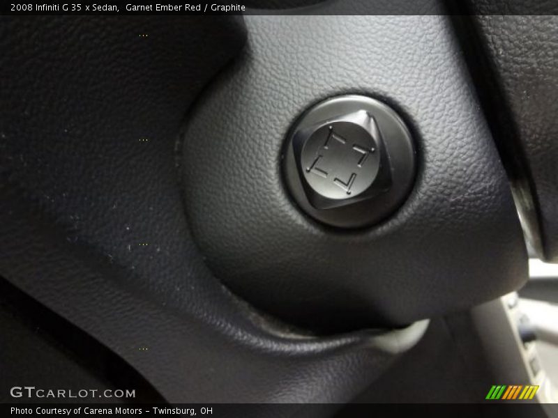 Garnet Ember Red / Graphite 2008 Infiniti G 35 x Sedan