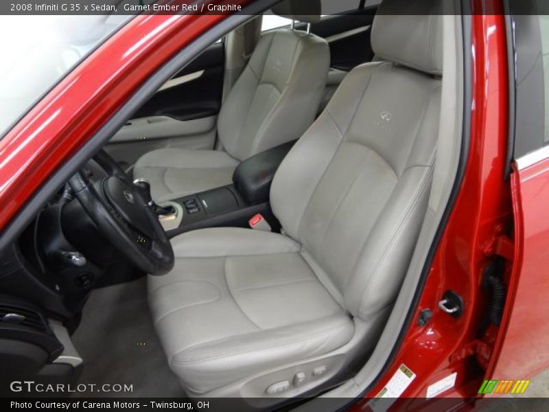 Garnet Ember Red / Graphite 2008 Infiniti G 35 x Sedan