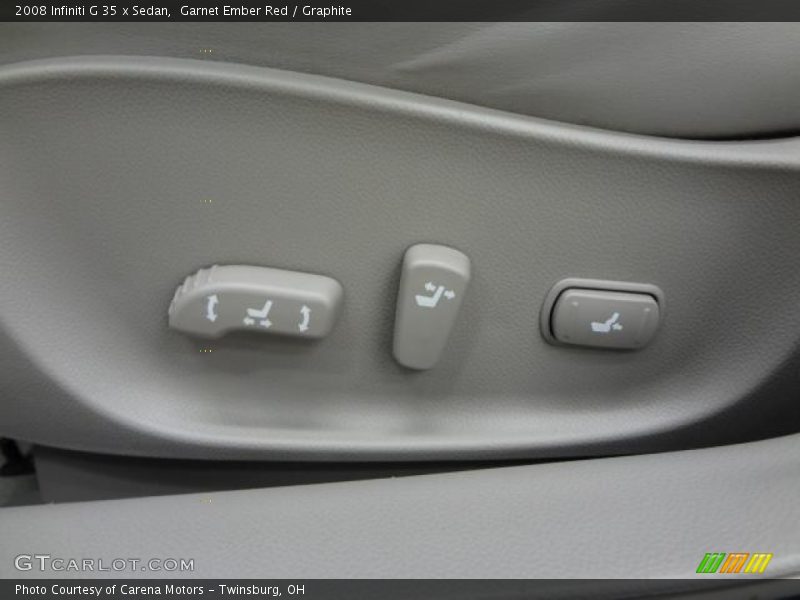 Garnet Ember Red / Graphite 2008 Infiniti G 35 x Sedan