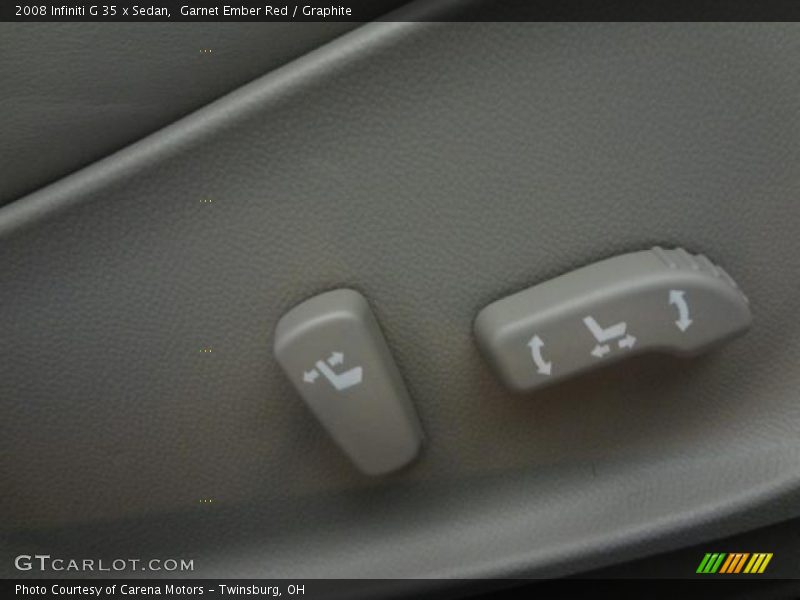 Garnet Ember Red / Graphite 2008 Infiniti G 35 x Sedan