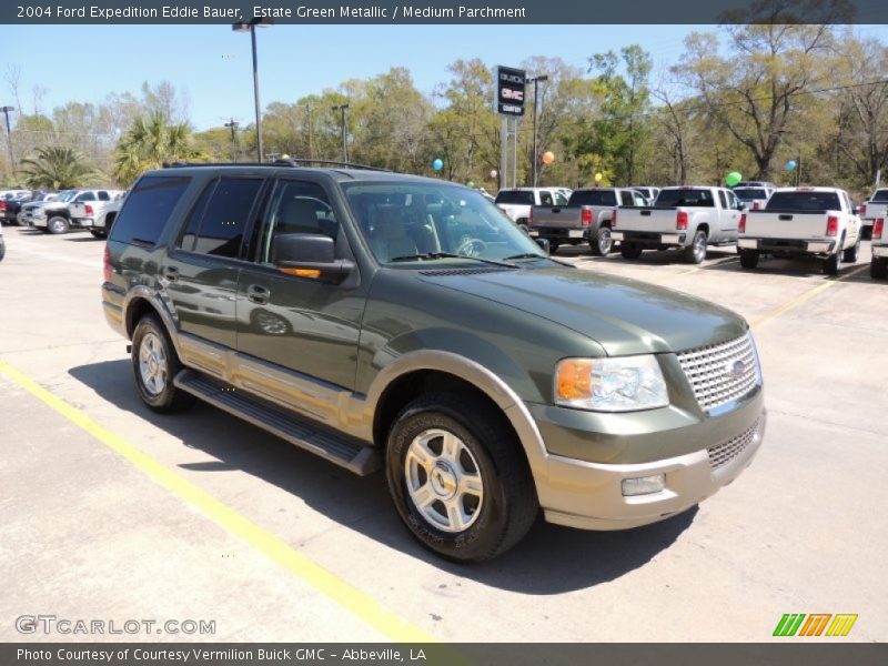 Estate Green Metallic / Medium Parchment 2004 Ford Expedition Eddie Bauer