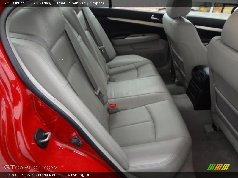 Garnet Ember Red / Graphite 2008 Infiniti G 35 x Sedan