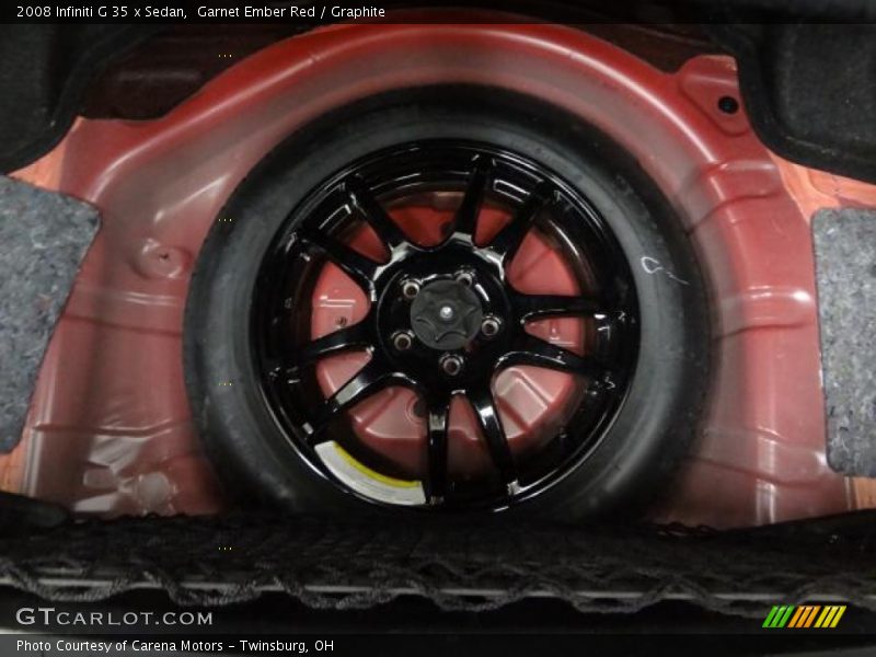 Garnet Ember Red / Graphite 2008 Infiniti G 35 x Sedan