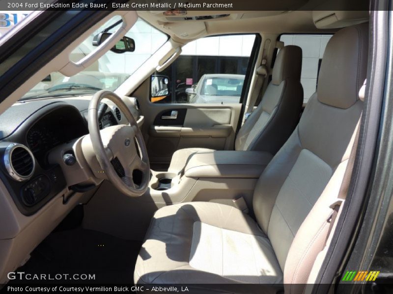 Estate Green Metallic / Medium Parchment 2004 Ford Expedition Eddie Bauer