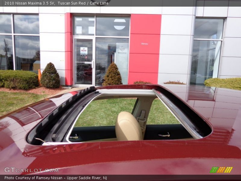 Tuscan Sun Red / Caffe Latte 2010 Nissan Maxima 3.5 SV