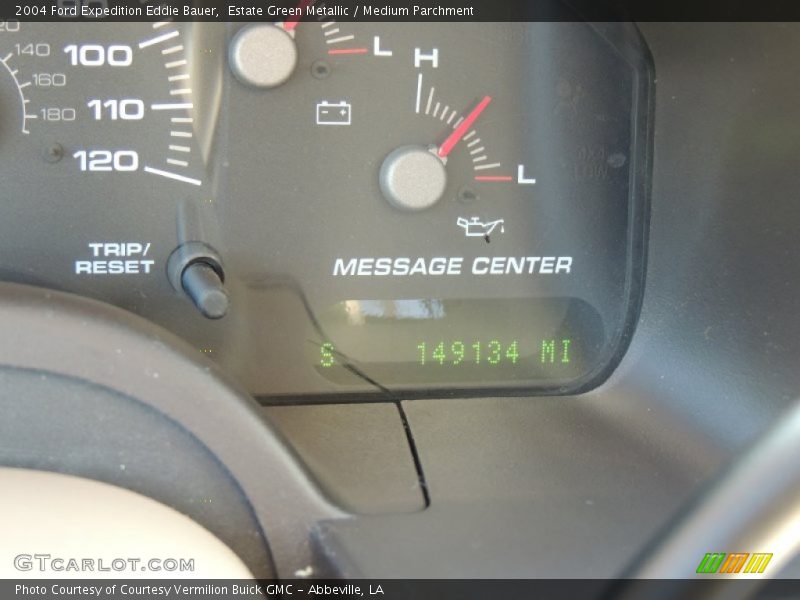 Estate Green Metallic / Medium Parchment 2004 Ford Expedition Eddie Bauer
