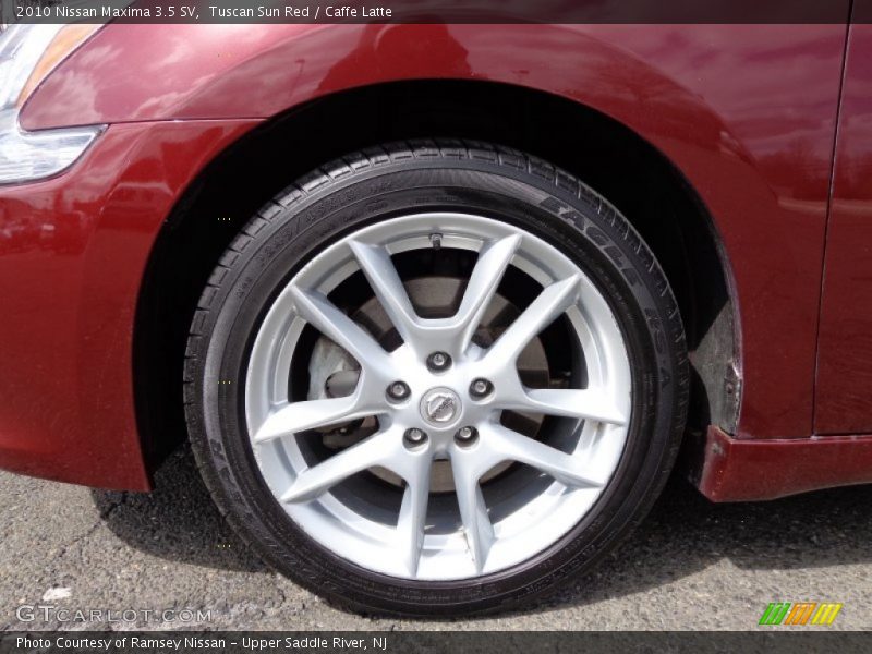 Tuscan Sun Red / Caffe Latte 2010 Nissan Maxima 3.5 SV