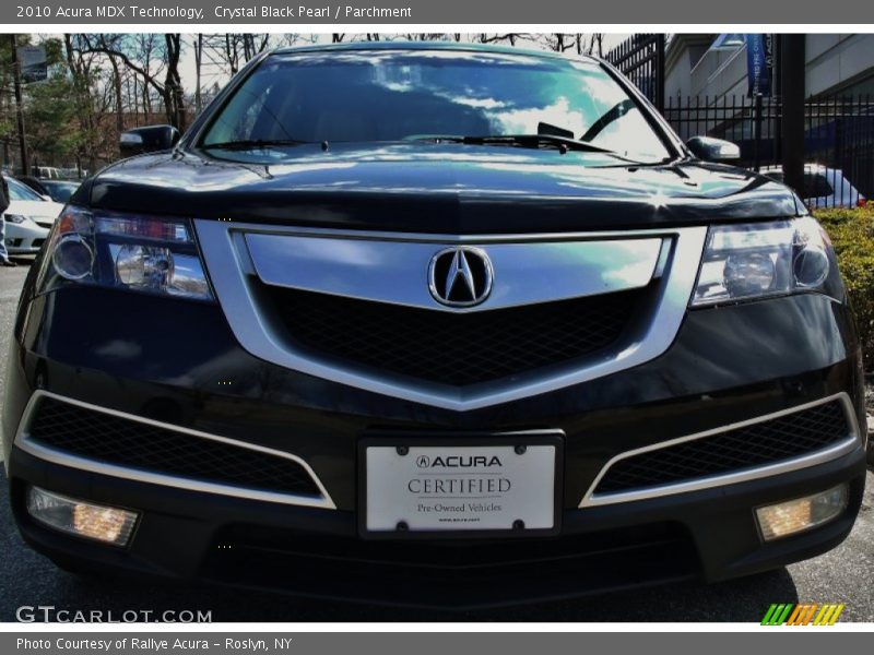 Crystal Black Pearl / Parchment 2010 Acura MDX Technology